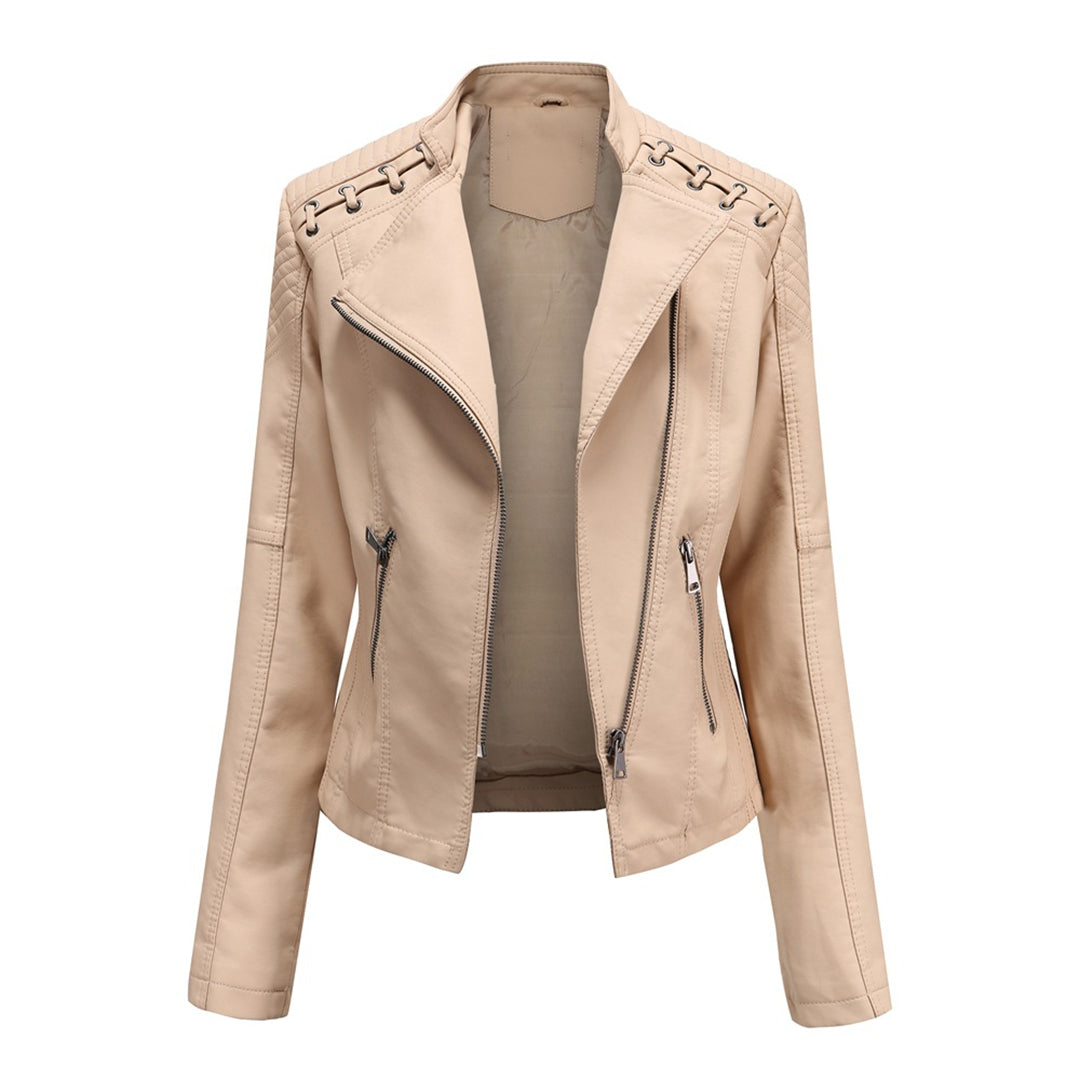 CM | Chaqueta de cuero para mujer