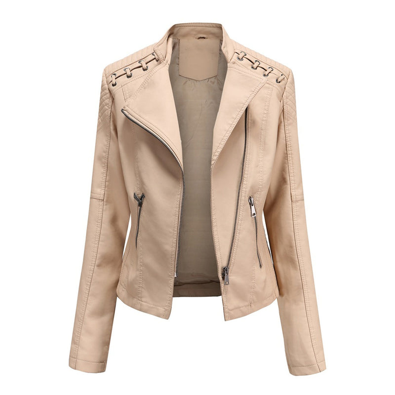 CM | Chaqueta de cuero para mujer
