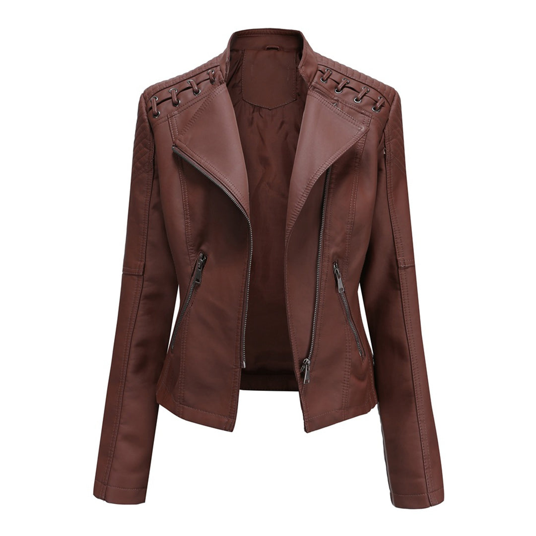 CM | Chaqueta de cuero para mujer