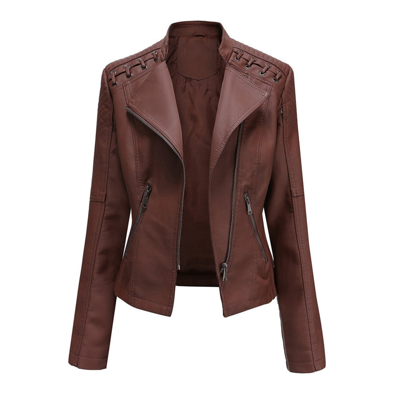 CM | Chaqueta de cuero para mujer