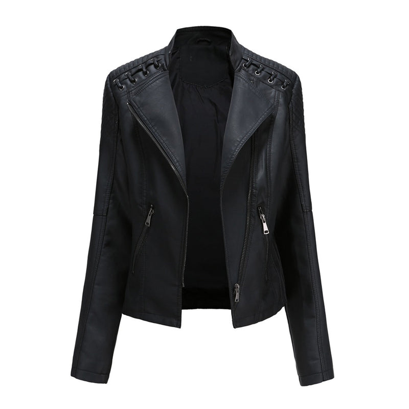 CM | Chaqueta de cuero para mujer