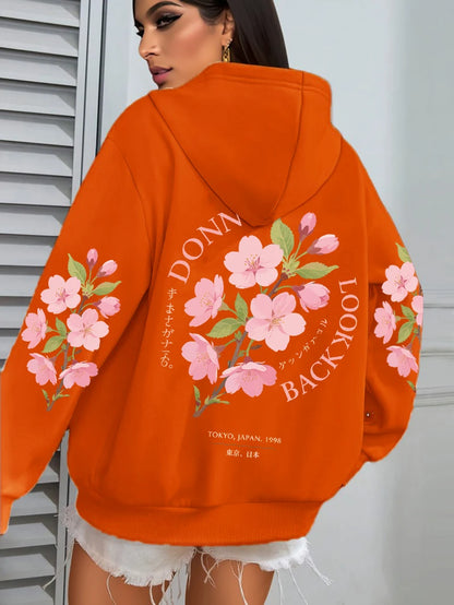 Sutil y elegante Sudadera con capucha