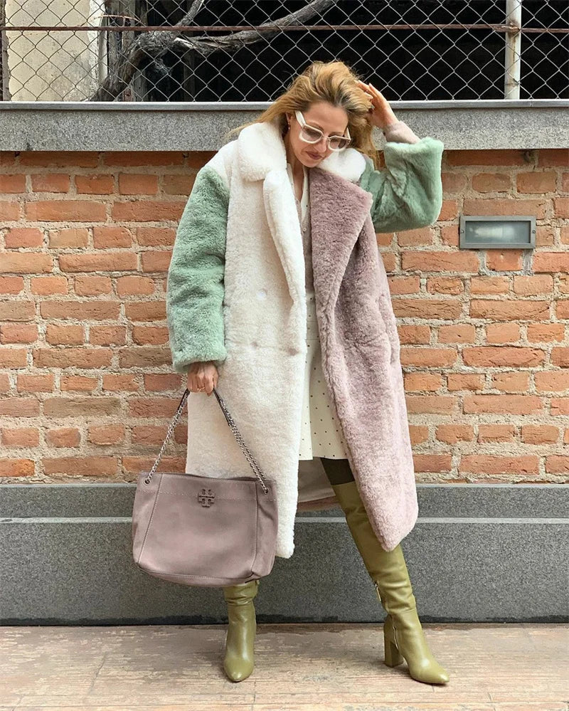 CM | Abrigo de piel cálido para el invierno