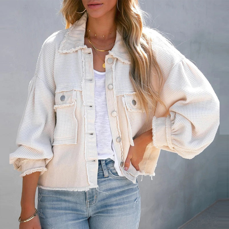 CM | NomiesJacket I Chaqueta con mangas abullonadas para mujer