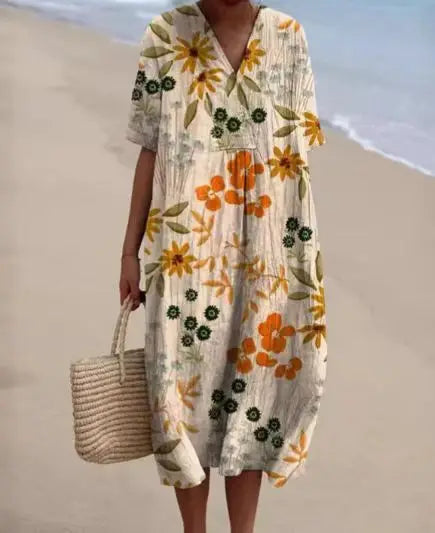 Fresco y femenino Vestido