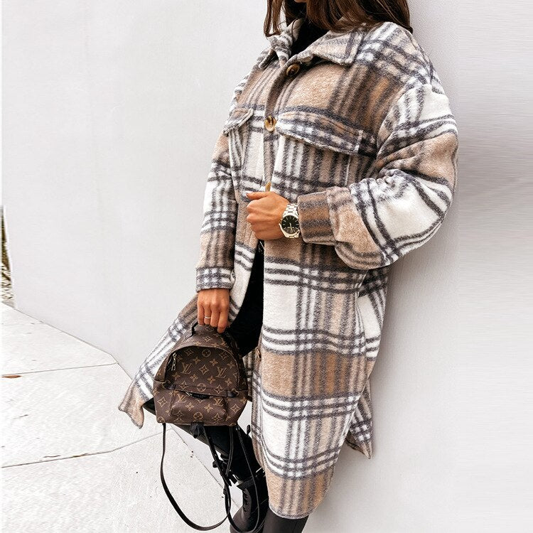 CM | Elegante chaqueta a cuadros