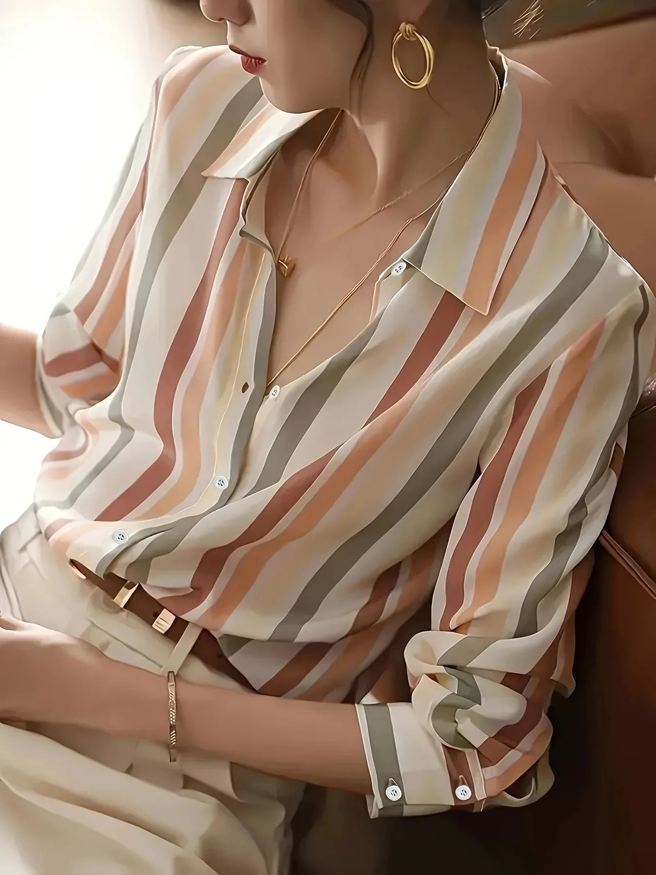 Elegante y con estilo Camisa