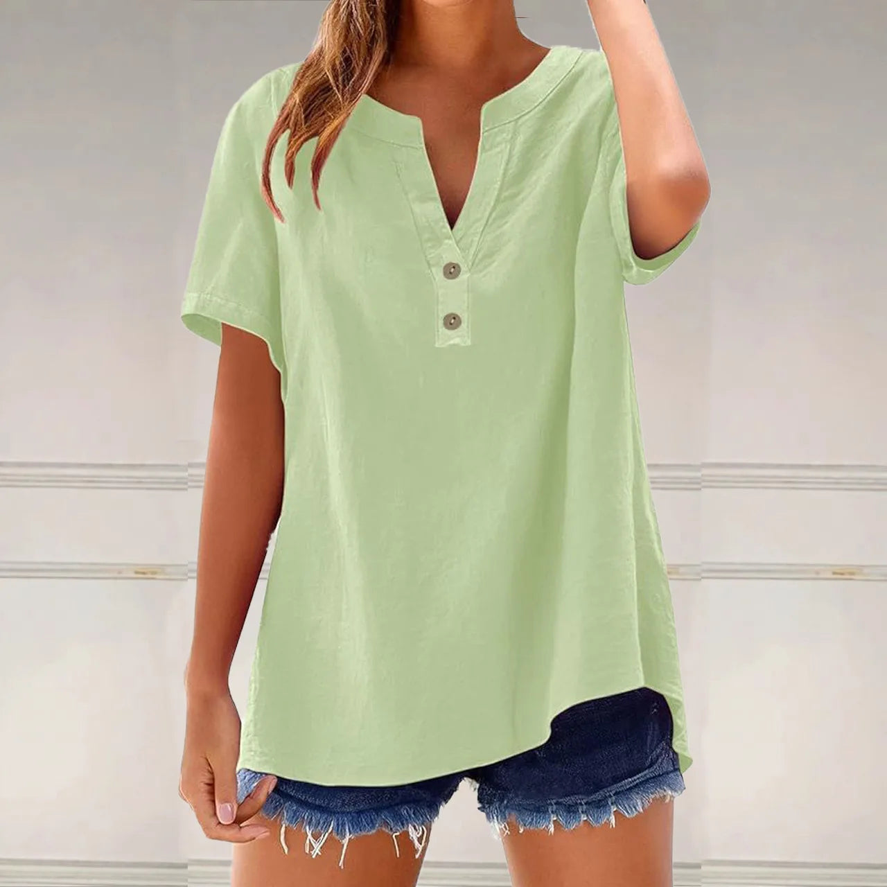 Moderno y minimalista Camisa