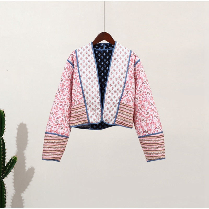 CM | Elegante abrigo de verano estampado