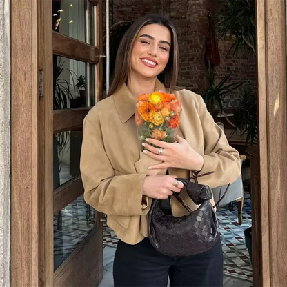 Chaqueta bellamente confeccionado