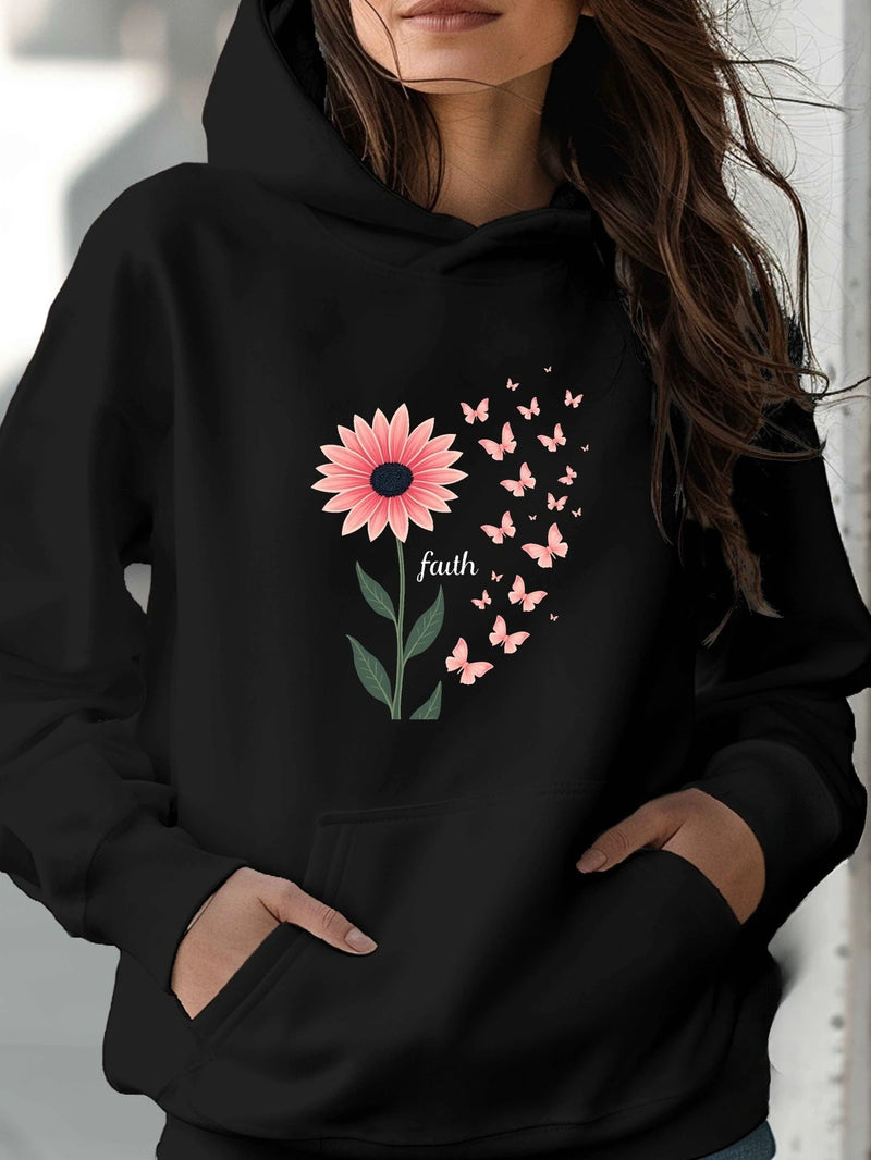Suave y sofisticado Sudadera con capucha