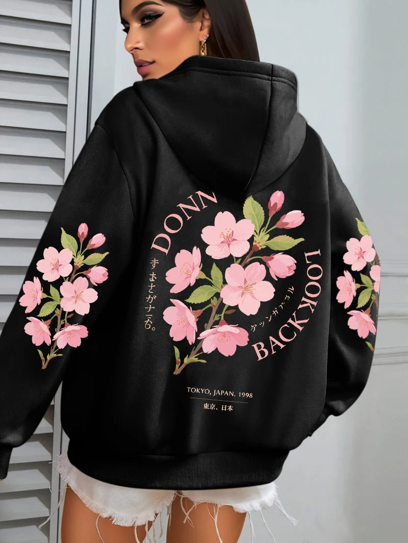 Sutil y elegante Sudadera con capucha