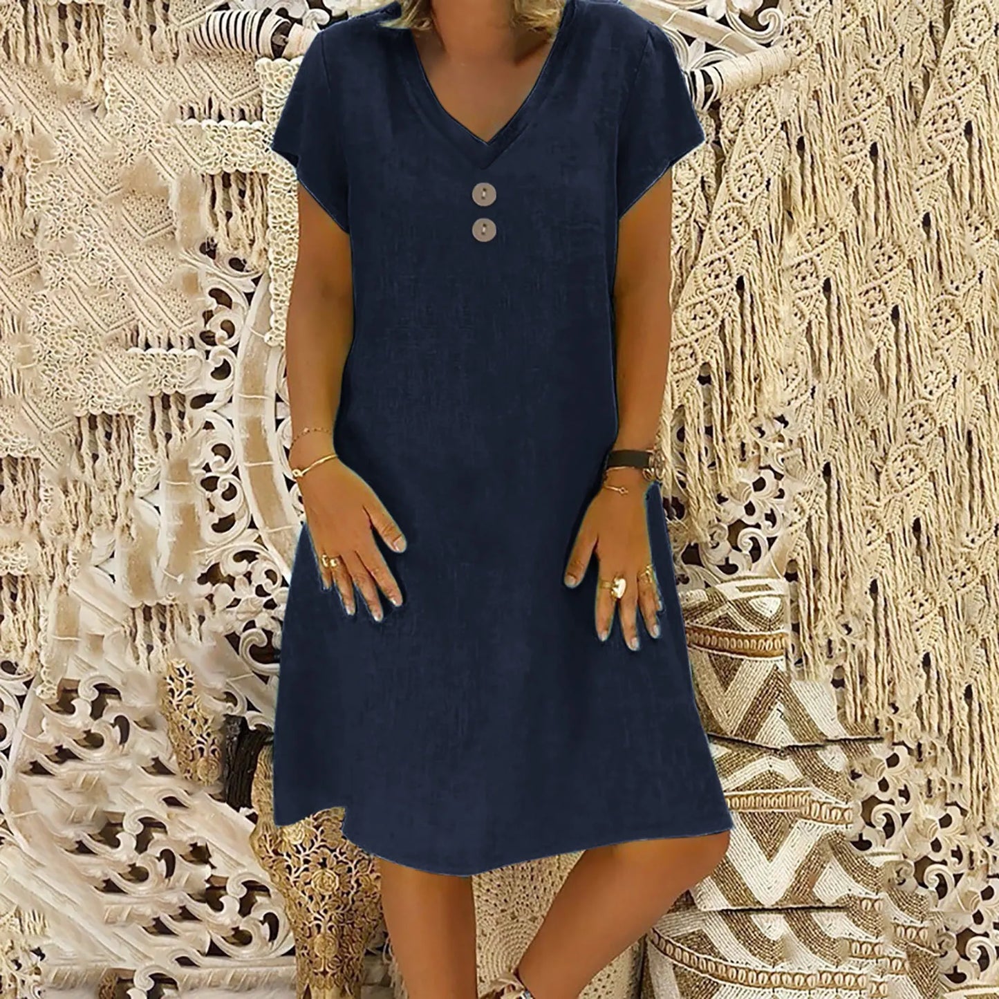 Lujoso y elegante Vestido