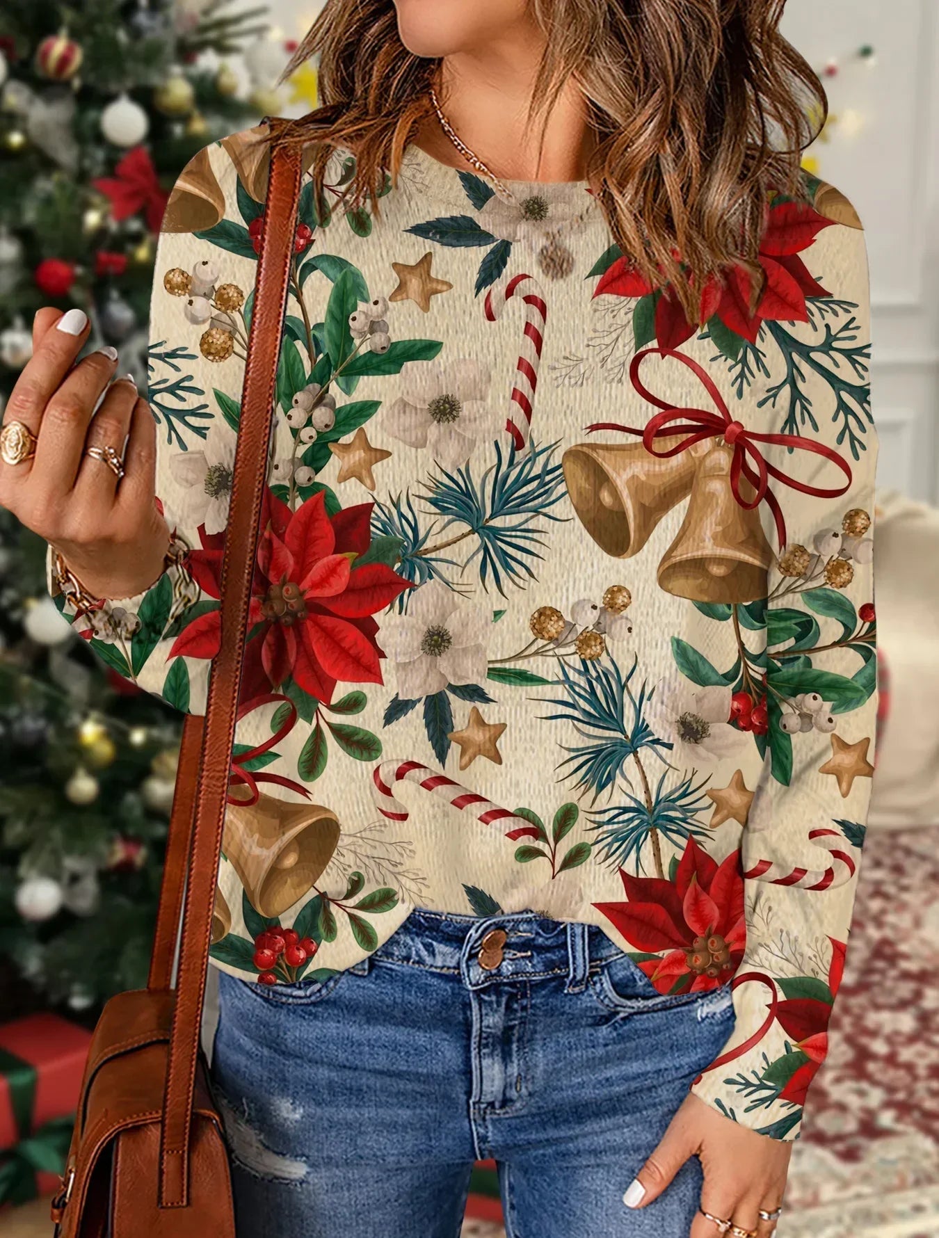 Suéter de inspiración vintage