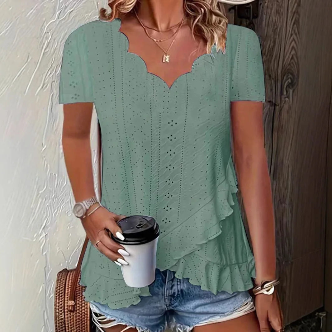 Refinado y radiante Camisa