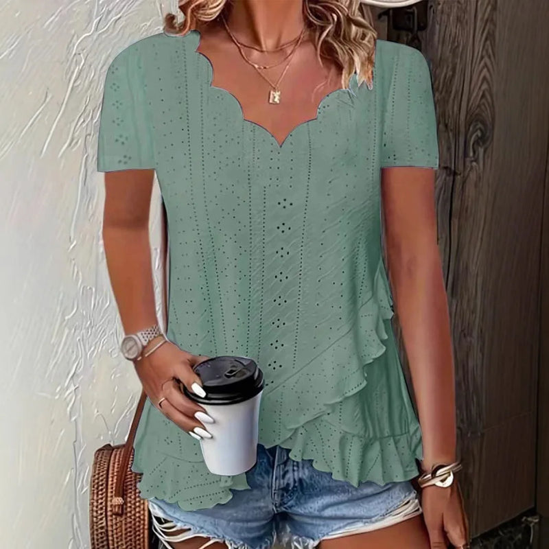 Refinado y radiante Camisa