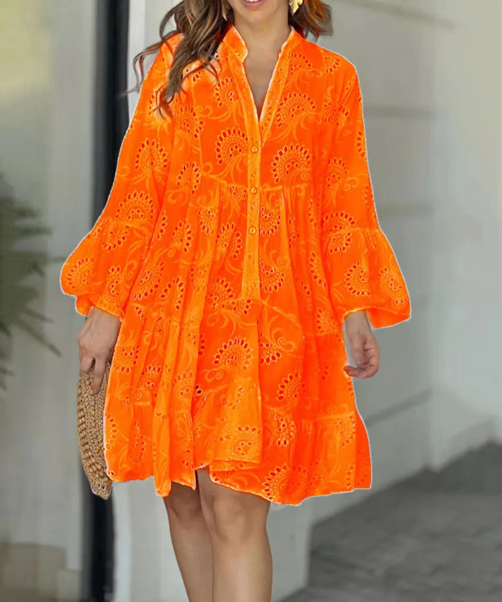 Fresco y femenino Vestido