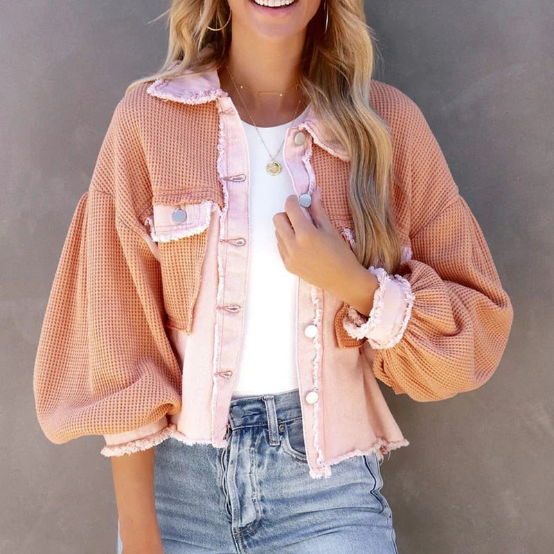 CM | NomiesJacket I Chaqueta con mangas abullonadas para mujer