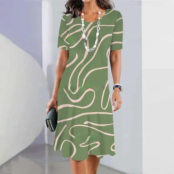 KL | Vestido midi estampado