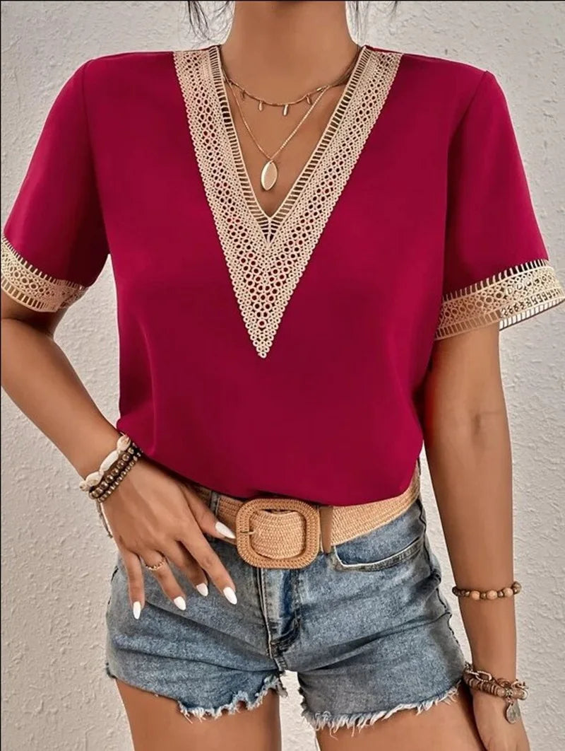 Moderno y minimalista Camisa