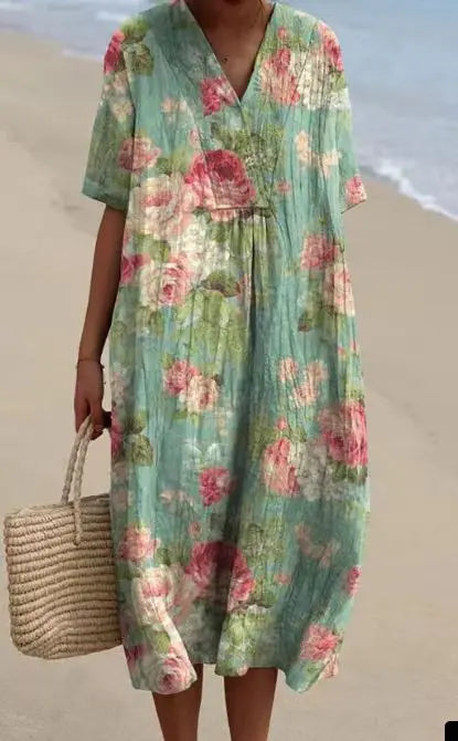 Fresco y femenino Vestido