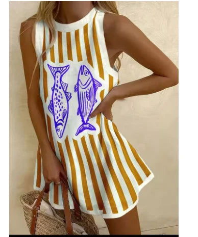 Fresco y casual Vestido