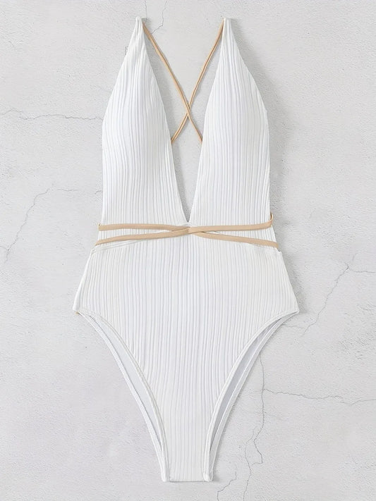Beautifully Crafted Monokini in a Classic Style