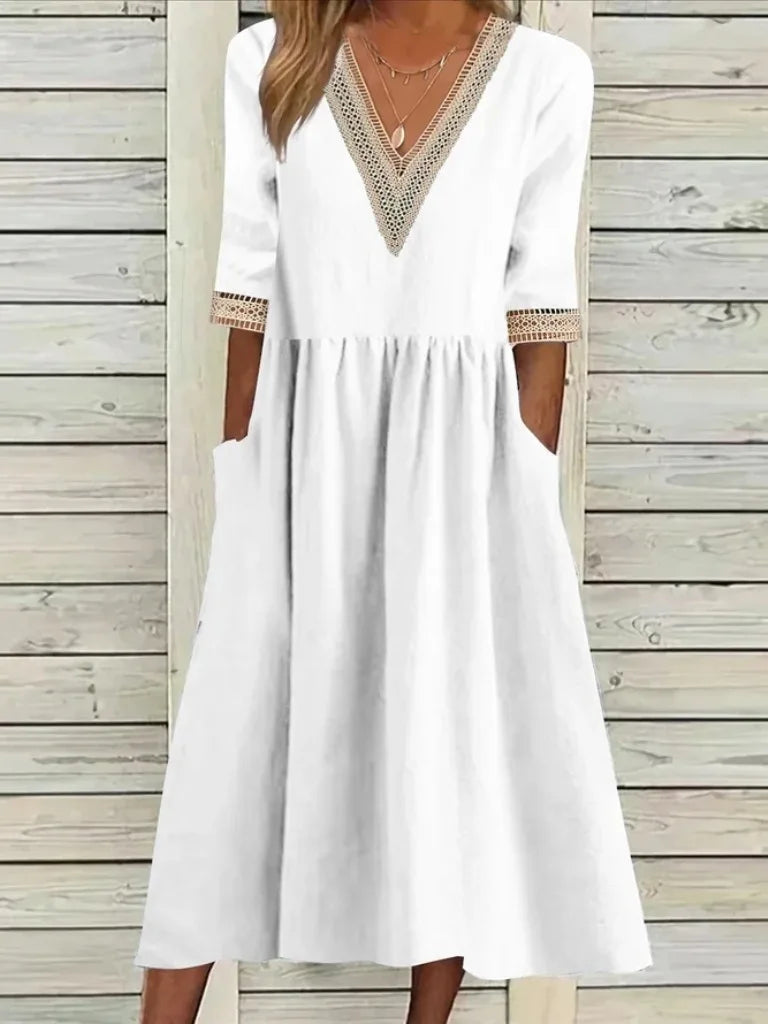 Fresco y femenino Vestido