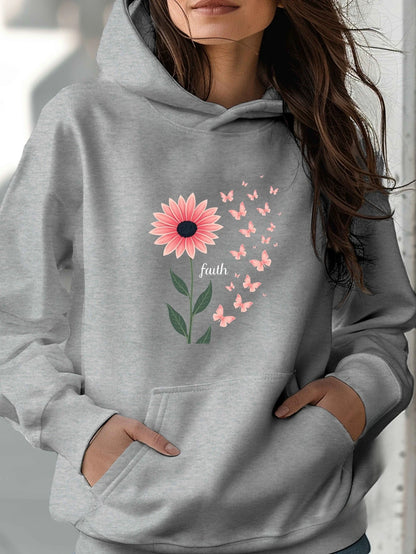 Suave y sofisticado Sudadera con capucha