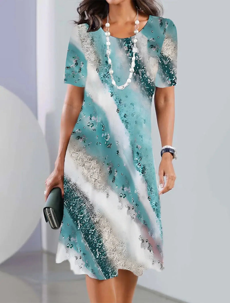 KL | Vestidos de mujer con estampado vintage