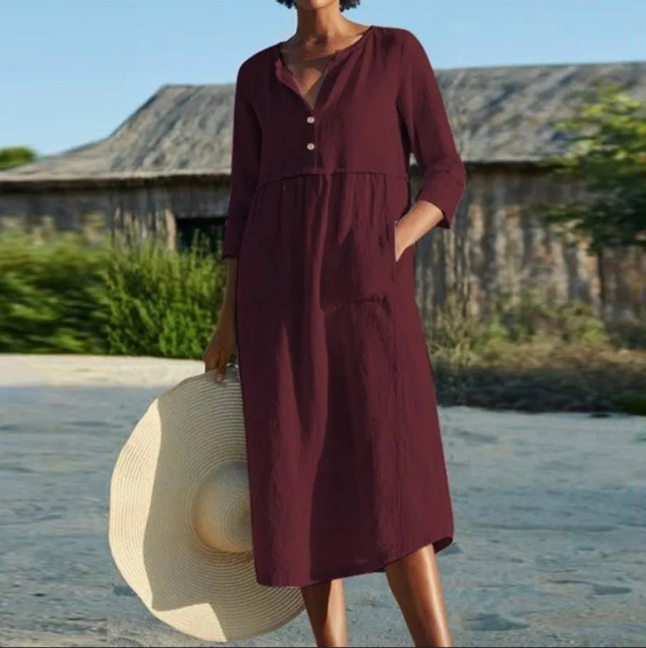 Suave y sofisticado Vestido
