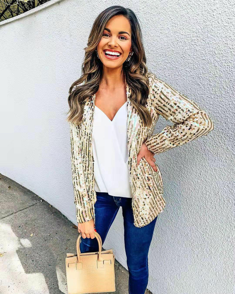 CM | Blazer con purpurina