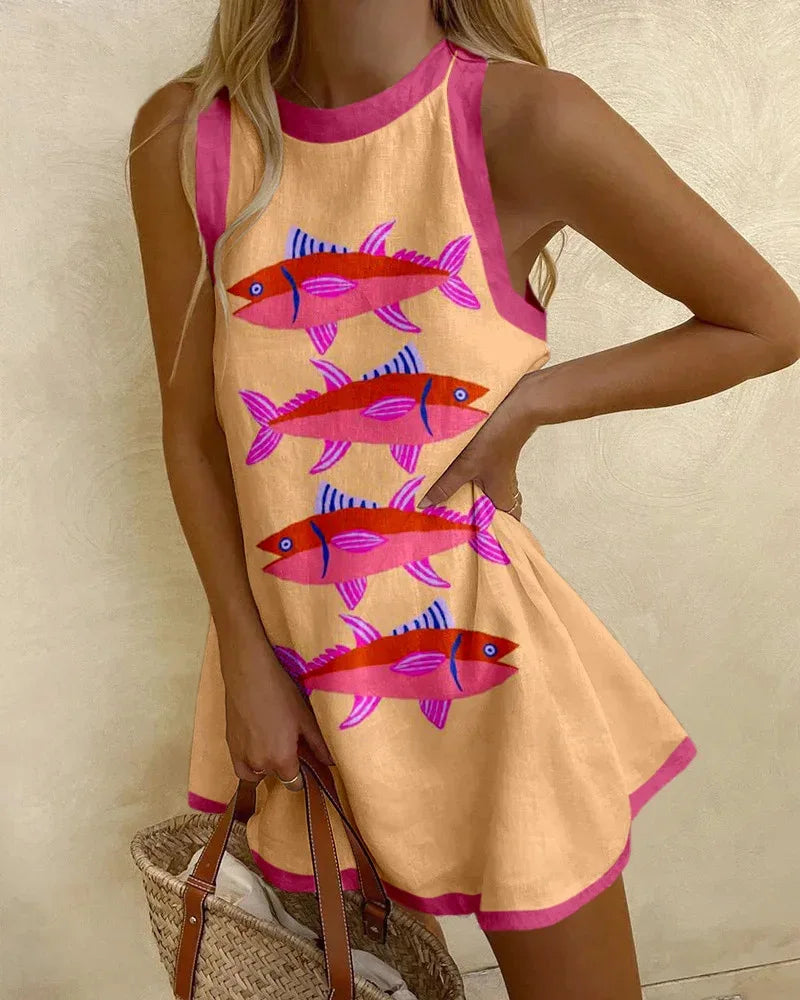 Fresco y casual Vestido