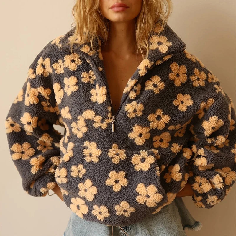 Suave y sofisticado Sudadera con capucha