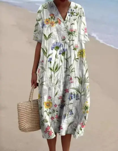 Fresco y femenino Vestido