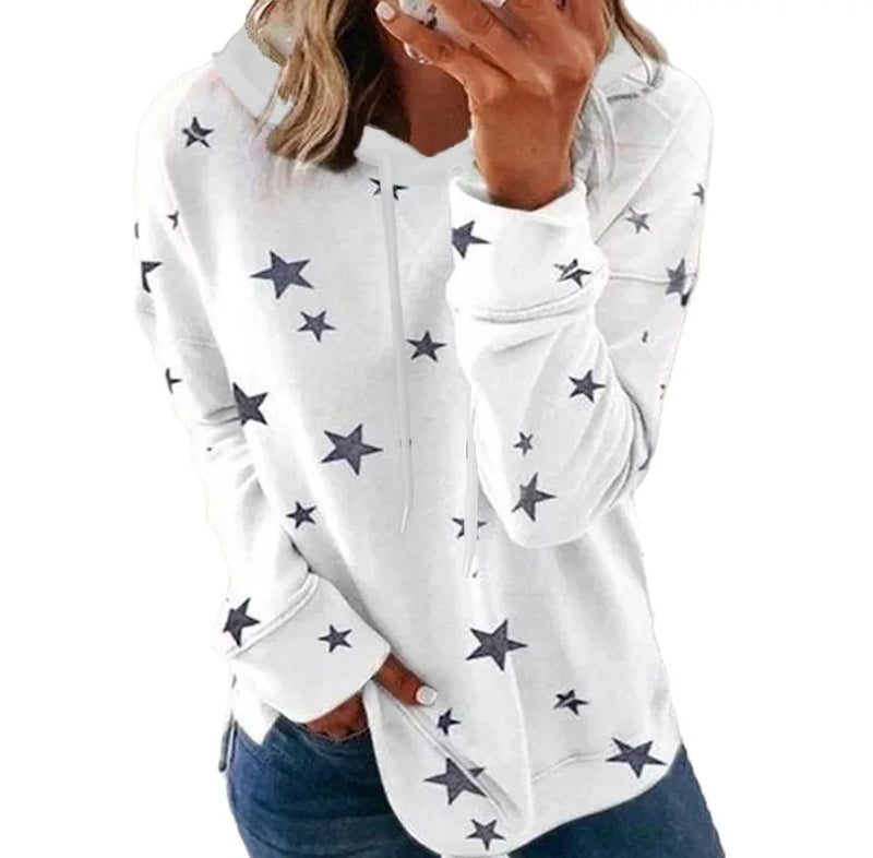 Fresco y casual Sudadera con capucha