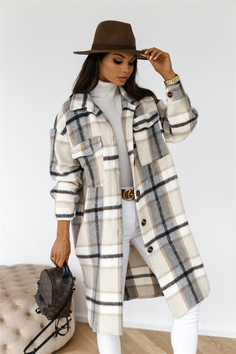 CM | Elegante chaqueta a cuadros