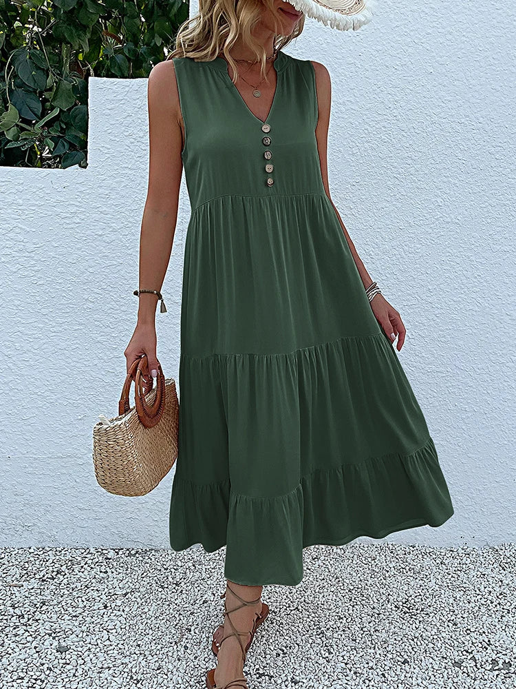 Fresco y casual Vestido