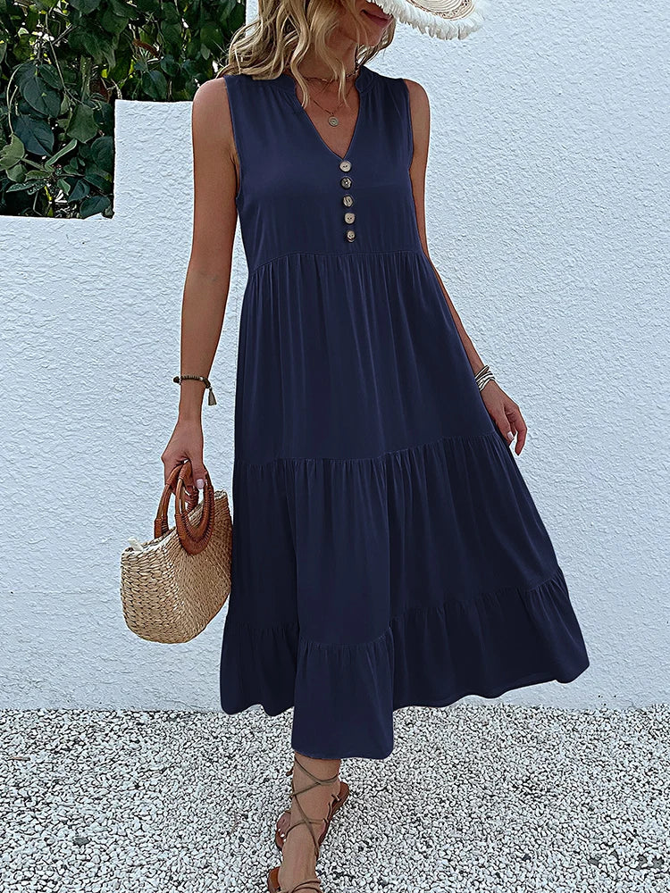 Fresco y casual Vestido