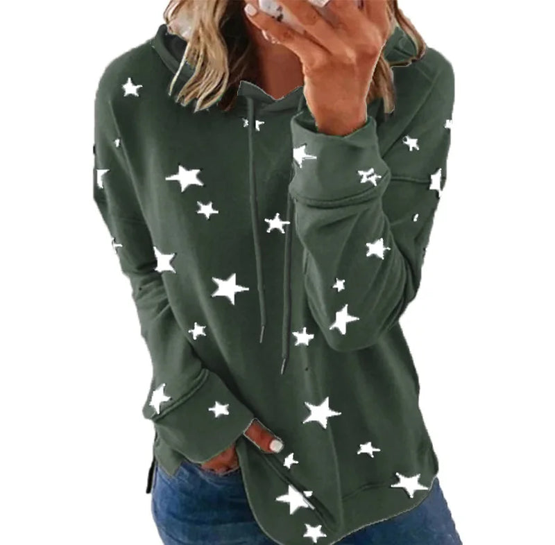 Fresco y casual Sudadera con capucha