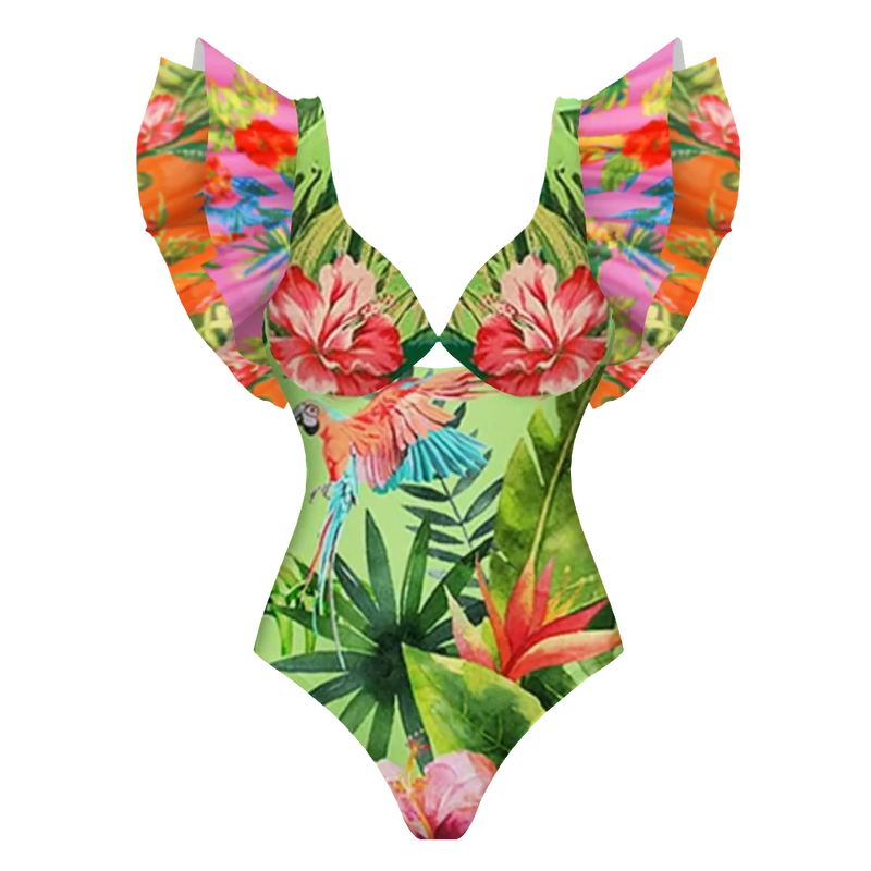 Inspired Bathing Suit With a Contemporary Edge