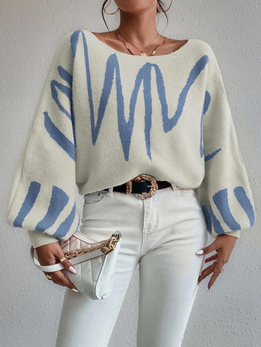 Suéter de inspiración vintage