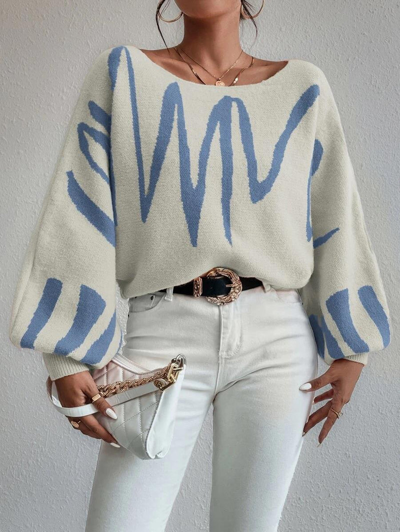 Suéter de inspiración vintage