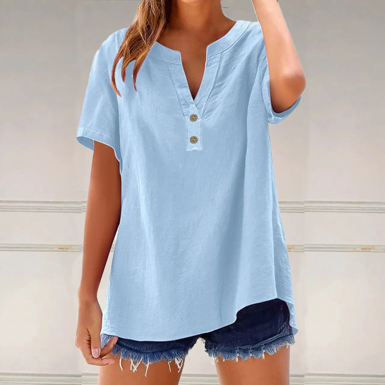Moderno y minimalista Camisa