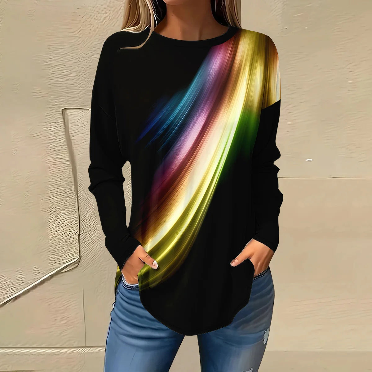 Moderno y minimalista Camisa