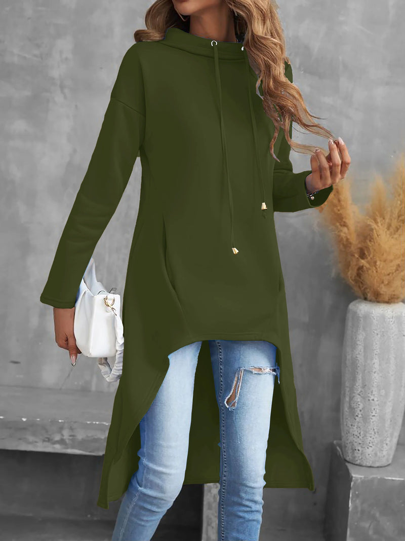 Suave y sofisticado Sudadera con capucha