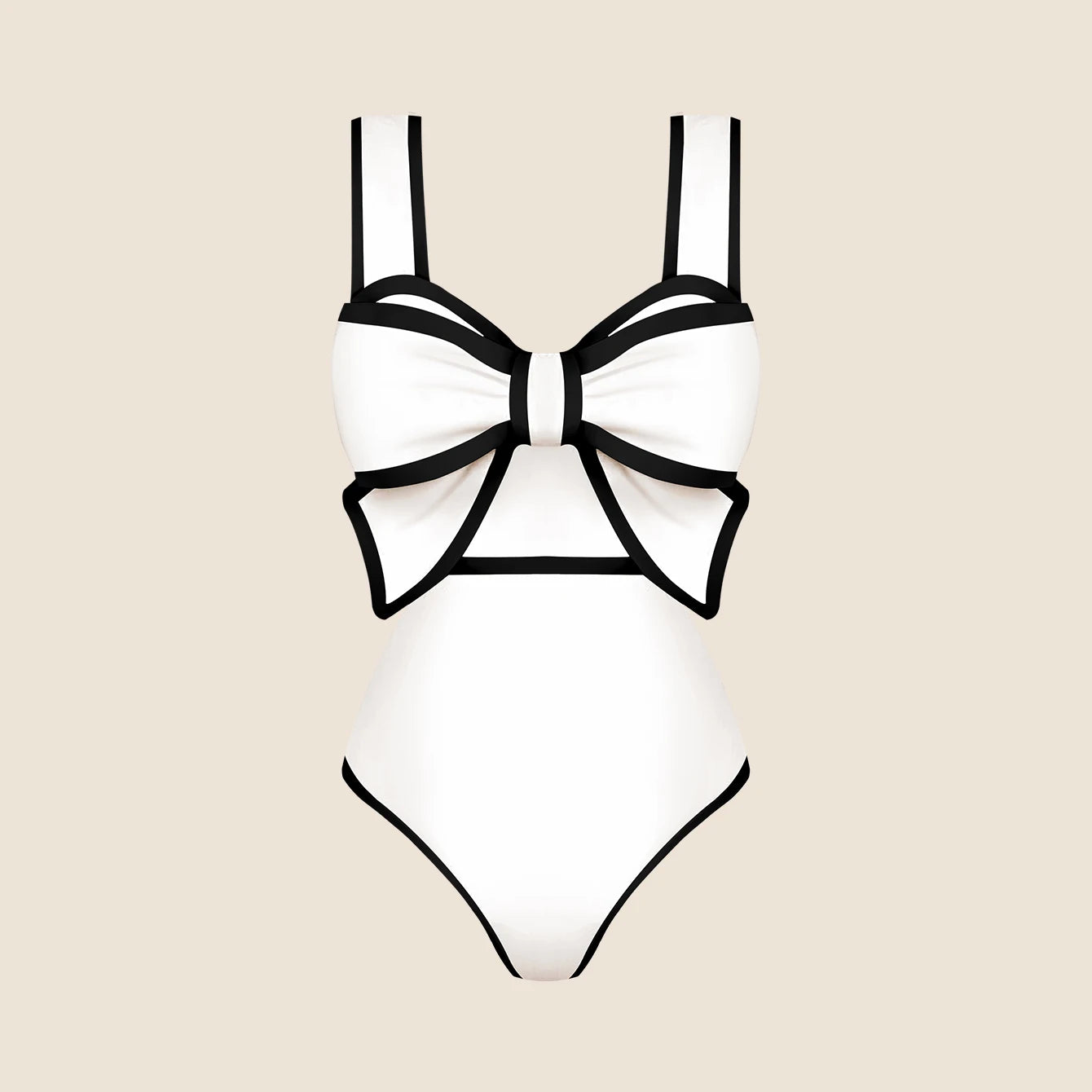 Finely Styled Bathing Suit With a Classic Look