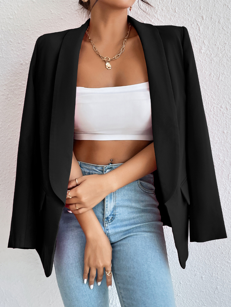 CM | Blazer liso para mujer