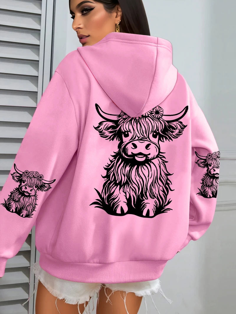 Lujoso y elegante Sudadera con capucha