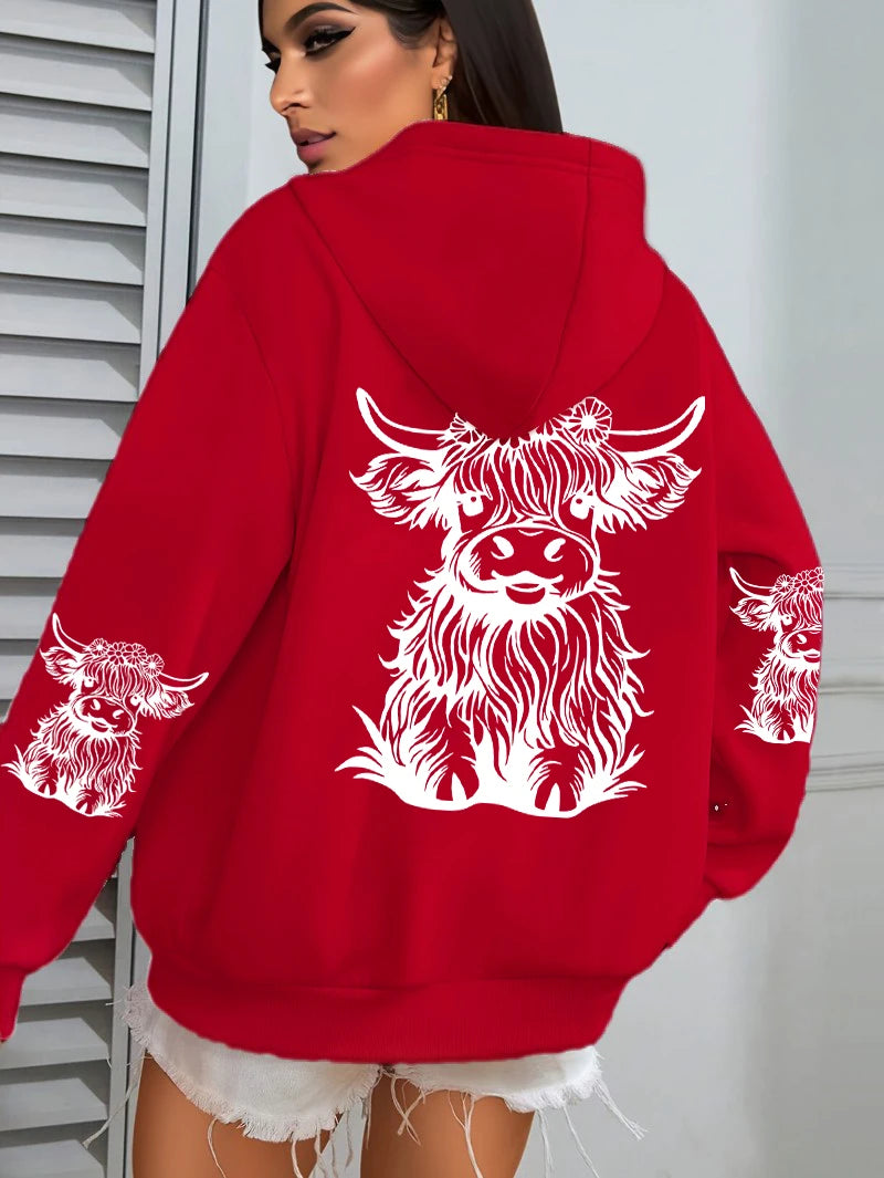 Lujoso y elegante Sudadera con capucha